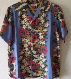 良品⭐︎Karl Helmut アロハシャツ 瓢箪柄 和柄 半袖 L ピンクハウス 