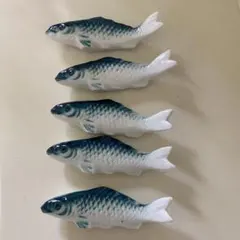 魚型陶器箸置き5個セット