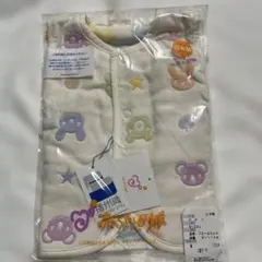 新品未開封 ベビーベスト 赤ちゃんの城 70-80cm 6重ガーゼ 日本製