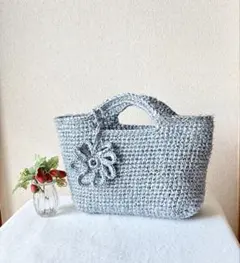 ［RIZUさま専用］スズランテープ　マルシェバッグ　ハンドメイド❤︎ RIZUさま専用］スズランテープ マルシェバッグ ハンドメイド