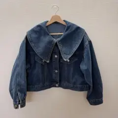 LILIRENA セーラーデニムジャケット