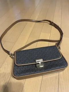 MICHAEL KORS ショルダーバッグ ダークブラウン/ベージュ