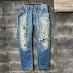 diesel ダメージデニム　archive 00s ボロ y2k