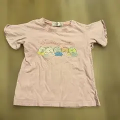 すみっコぐらし Tシャツ 120cm ピンク