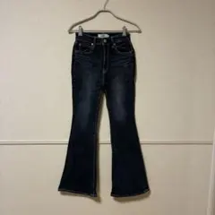 MOUSSY フレアデニムパンツ インディゴ サイズ24 - メルカリ