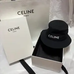 CELINE セリーヌ バケットハット ロゴ 新品未使用 タグ付き 正規品 M