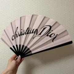 Dior ピンク 扇子