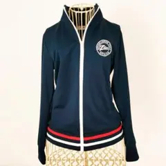 FILA ネイビー ジップアップジャケット レディース