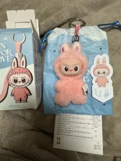 ラブブ LABUBU PIN FOR LOVE ぬいぐるみペンダント【U】