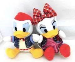 タグ付き ディズニー ハローニューヨーク ドナルド デイジー ペアぬいぐるみ