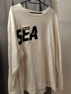 希少】wind and sea × puma ロングTシャツ 白/エナメルロゴ - メルカリ