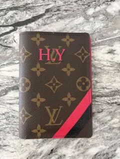 Louis Vuitton パスポートケース ブラウン/ピンク
