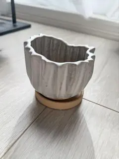 大幅値下げ 早い者勝ち 銀座購入 陶器鉢 受け皿付き