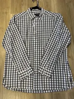 【クリーニング済】 RAGEBLUE 長袖シャツ チェック L