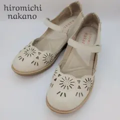 【本革】hiromichi nakano ヒロミチナカノ カットワークサンダルのサムネイル