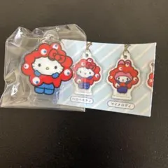 サンリオ ミャクミャクなりきりアクリルチャーム　ハローキティ めじるし
