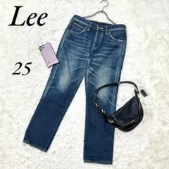 《リー/Lee》ストレートデニム/ジーパン/ジーンズ/25inch/濃紺/M相当
