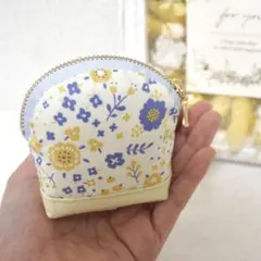 ハンドメイド ミニミニポーチ 花柄 小銭入れ アクセサリーケース