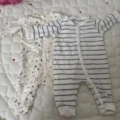 H&M ロンパース 2点セット 62-68cm