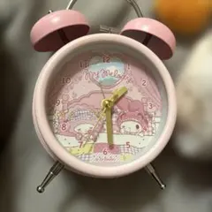マイメロディ 置時計 ピンク サンリオ