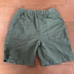 UNIQLO キッズ130 ハーフパンツ　撥水ナイロンショートパンツ