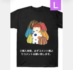 ☆新品　草間彌生　カラフルなかぼちゃのポルカドット　半袖Ｔシャツ　メンズＬ☆