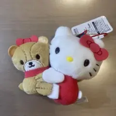新品未使用！ハローキティ　カラフルペアマスコット　タイニーチャム　レッド☆