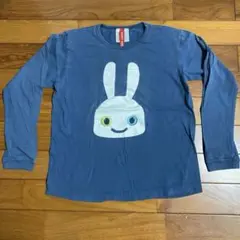 CUNE 長袖Tシャツ ブルー うさぎのサムネイル