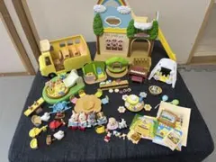 シルバニアファミリー　幼稚園　バス　人形　まとめ売り