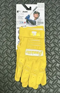 新品 フランクリン バッティンググローブ 打撃用 手袋 グラブ L イエロー