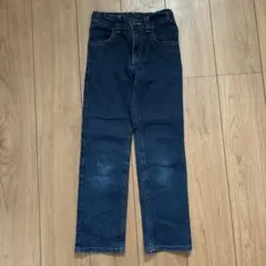 EDWIN 130cm ストレッチストレートデニムパンツ インディゴ