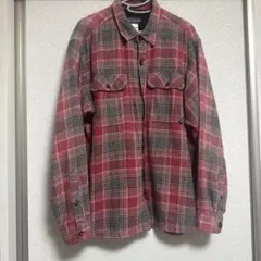 90s Patagonia パタゴニア ヘビーフランネルシャツ サニーストライプ