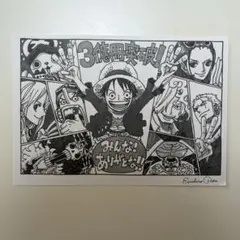 非売品　ONE PIECE 3億冊突破ミニ複製原画のサムネイル