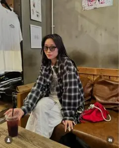 チャオニックティピー　チェックシャツ