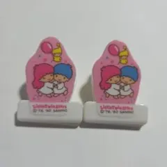1992年 キキララ サンリオ レトロ ノベルティ クリップ 未使用
