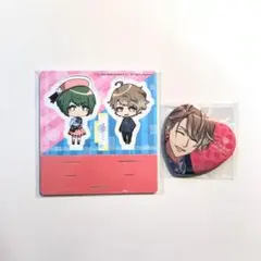 A3! 缶バッジ カード 茅ヶ崎至 瑠璃川幸