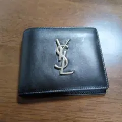 抹*)様 Saint Laurent 二つ折り財布 ブラックのサムネイル