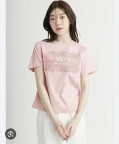 訳あり！セルフォード] レースロゴプリントTシャツのサムネイル