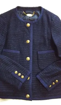 J.PRESS購入 ツイード ノーカラージャケットのサムネイル