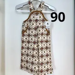 &mignon アンドミニョン birthday バースデイ 花柄 サロペット