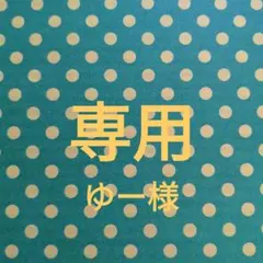 ゆー様専用です✨️