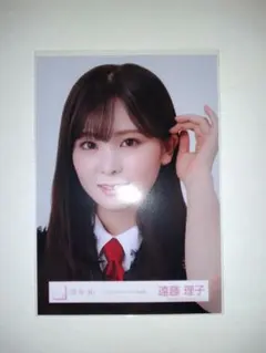 遠藤理子 生写真 12th BACKS LIVE!! 黒衣装