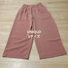 UNIQLO パンツ Sサイズ暗薄オレンジ