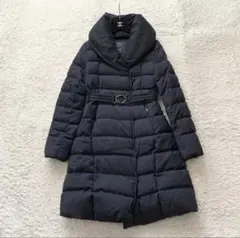 TATRAS タトラス VALLE ダウンコート 01 黒 ベルト付 ロング - メルカリ