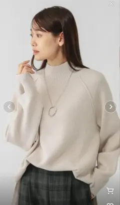 グローバルワーク S メルティハイネックアゼプルオーバー