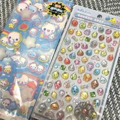 しずくちゃん あわわちゃん シール ボンボンドロップシール