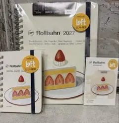ロルバーン ダイアリー Lサイズ ケーキ ロフト限定 ミニサイズ ブックマーク
