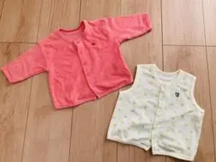 アンナニコラ　カーディガン&ベスト　2枚セット　サイズ70