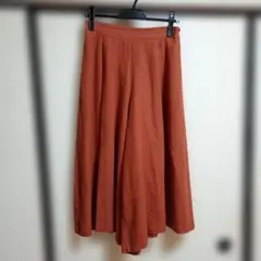 パラスパレス リネン100% ガウチョパンツ ワイドパンツ - メルカリ