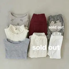 ベビー服 長袖 トップス ズボン 7点セット 70〜80 まとめ売り 保育園